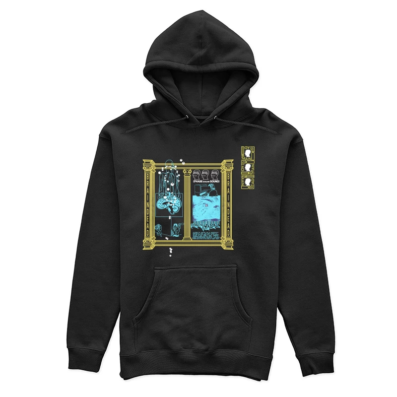 Surrealistische Gehirn-Illustration Damen Pullover Hoodie