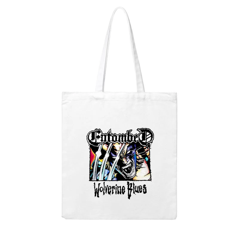 Entombed Wolverine Blues Vintage Cotton Tote Bag