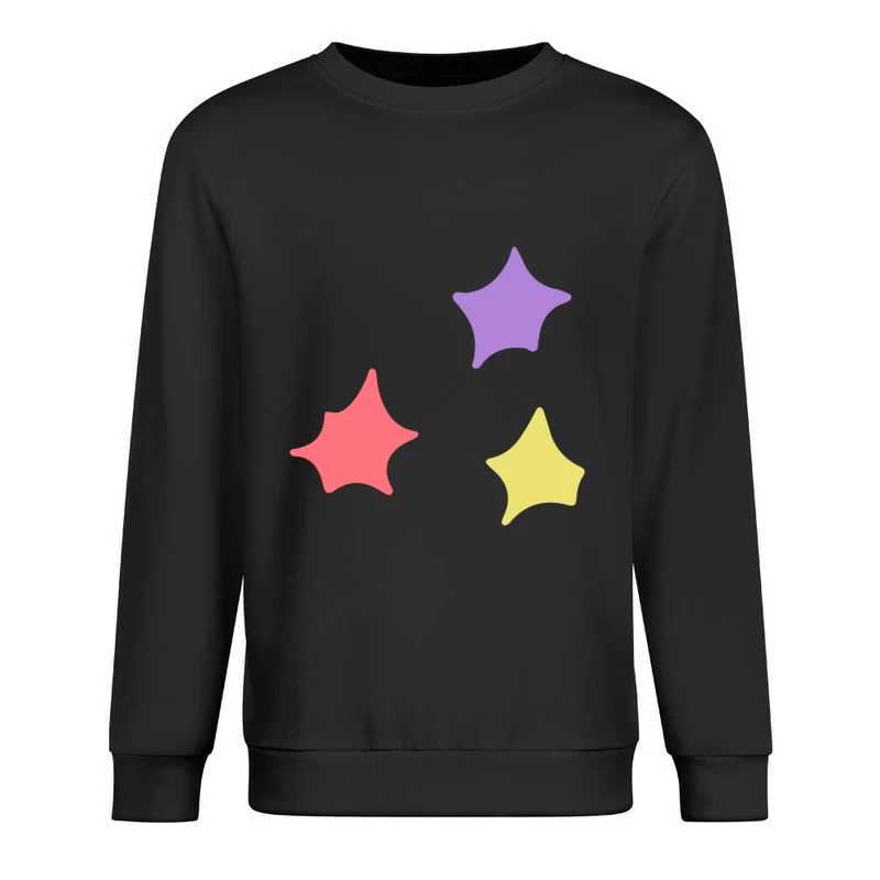 Étoiles colorées abstraites Homme Sweat-shirt à enfiler
