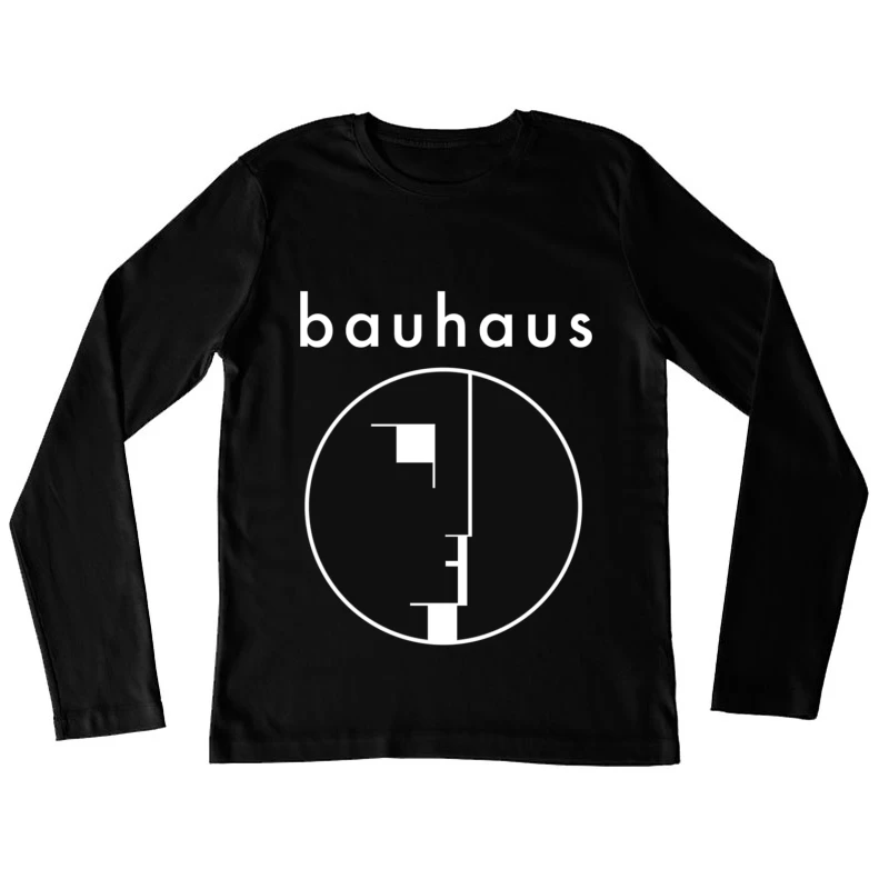 Iconic Bauhaus Minimalist Design Logo Female Long Sleeve T-Shirt