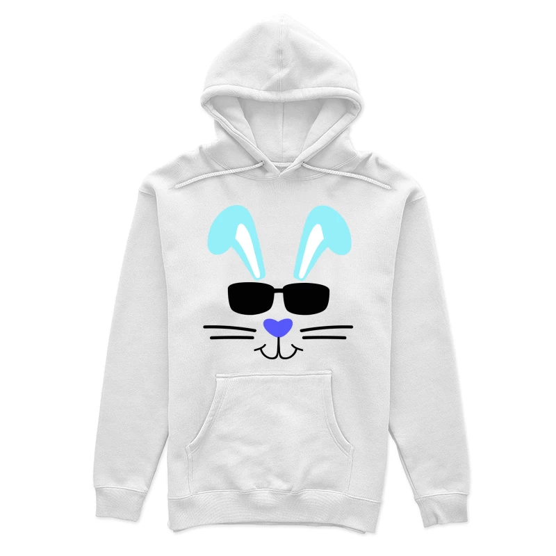 Visage de lapin avec lunettes Femme Sweat à capuche