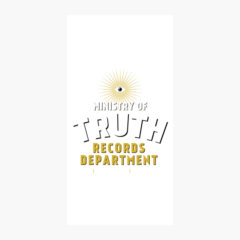 Ministry of Truth Records Department iPhone Case