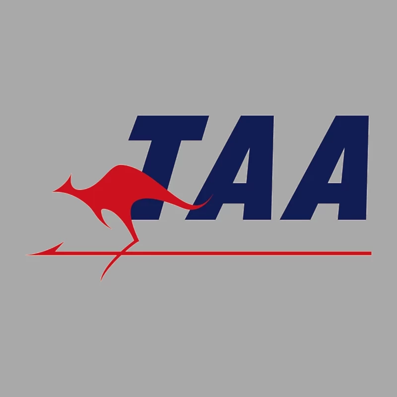 TAA (Trans Australia Airlines) Vintage Logo with Red Kangaroo Female Pullover Hoodie