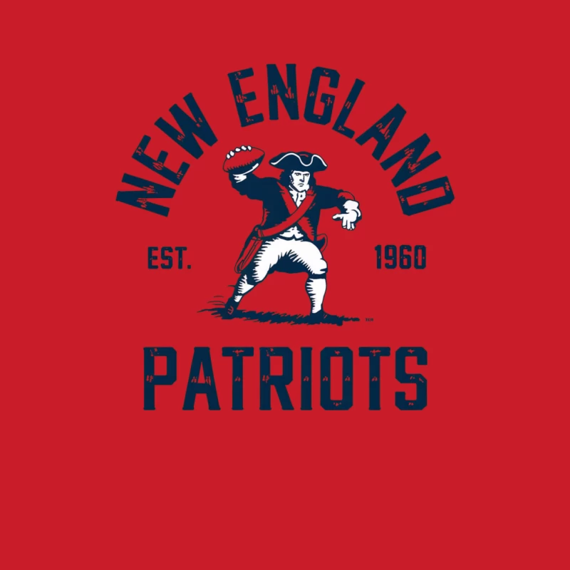 New England Patriots Vintage NFL Team Logo Since 1960 Female Pullover Hoodie