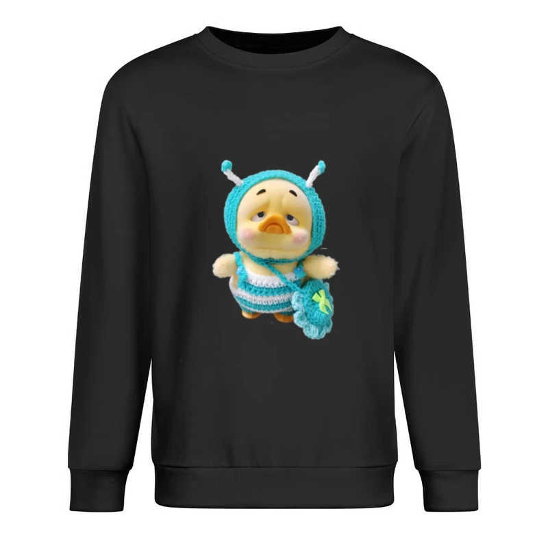 Kleines Stoffküken mit Strickanzug Herren Pullover Sweatshirt