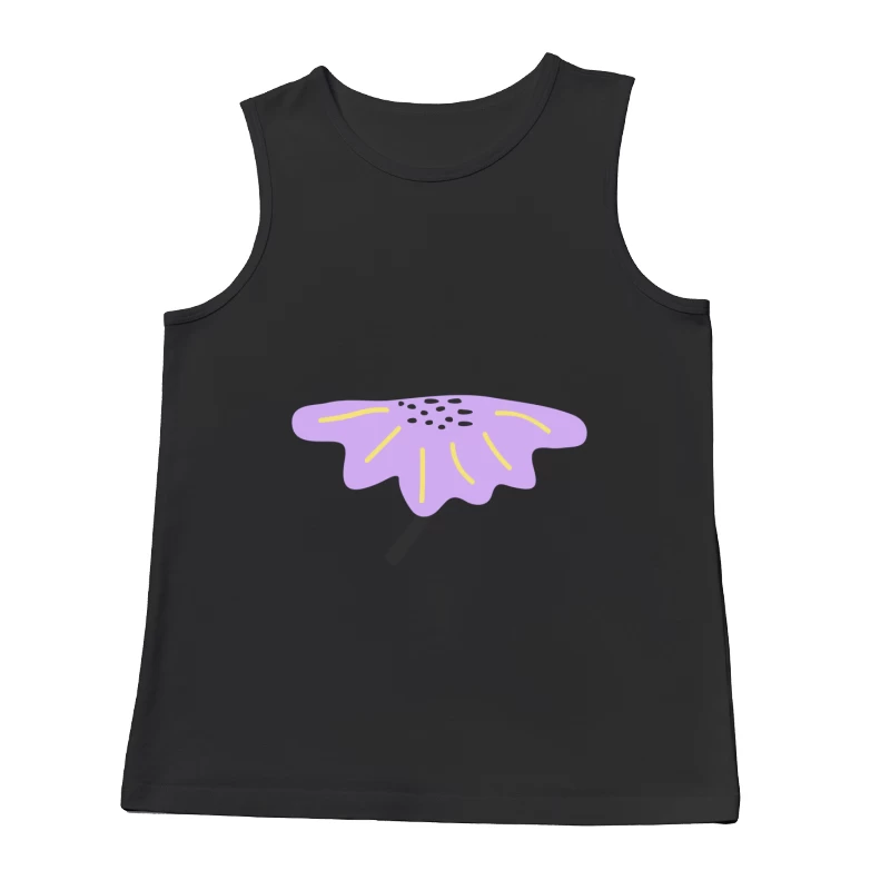 Fleur stylisée violette Homme Débardeur