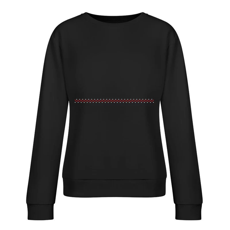 Motif géométrique ethnique Femme Sweat-shirt à enfiler