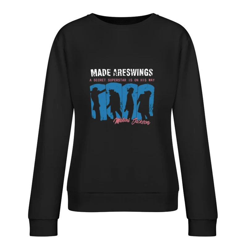 Design Silhouette de Michael Jackson Femme Sweat-shirt à enfiler