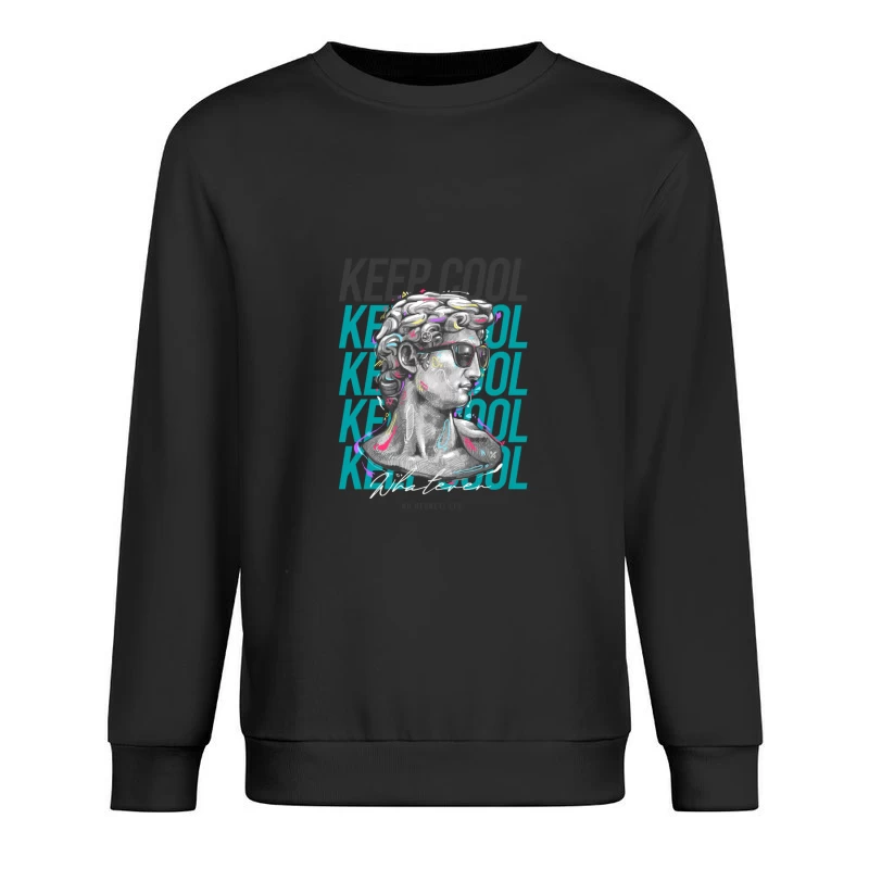Kühle Skulptur im Pop-Art-Stil Herren Pullover Sweatshirt