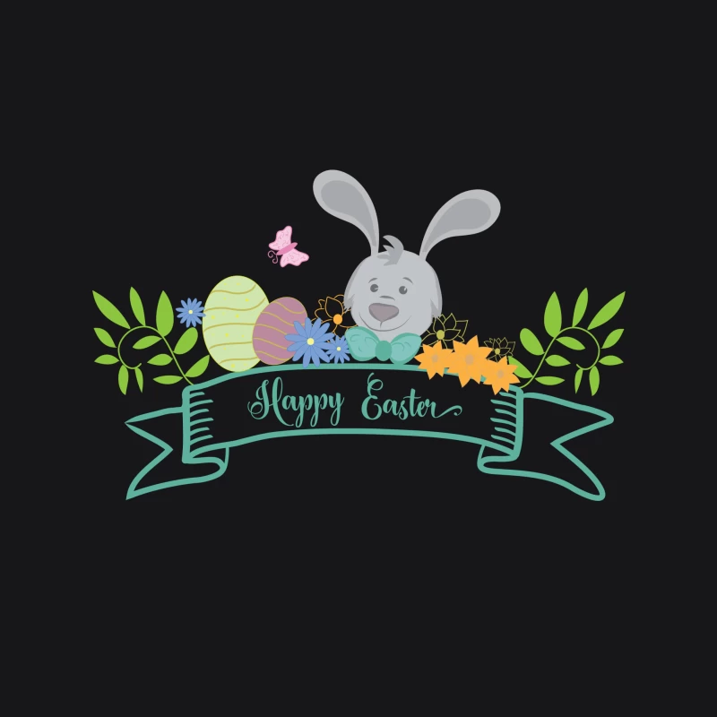 Lapin de Pâques avec œufs colorés Homme Sweat à capuche