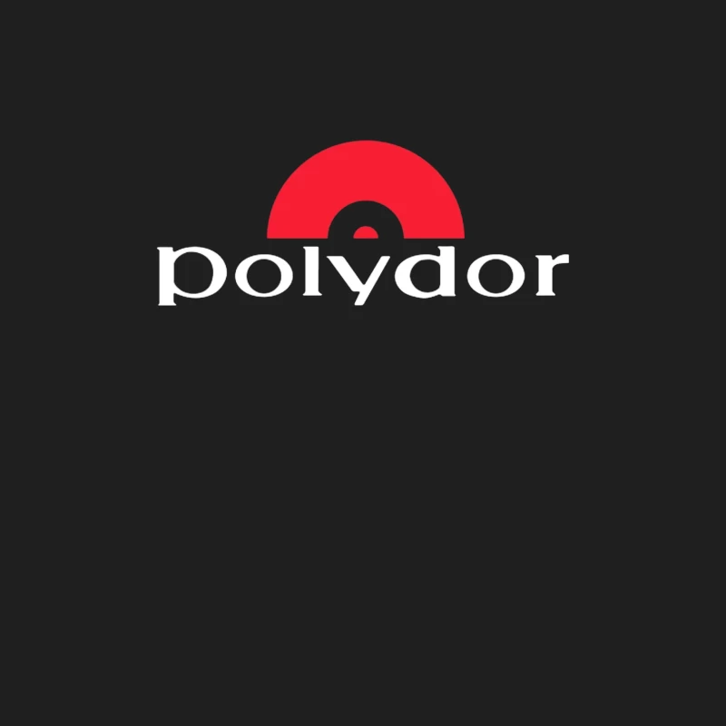 Polydor Records Company Logo with Red Semicircle Design Male Tank Top