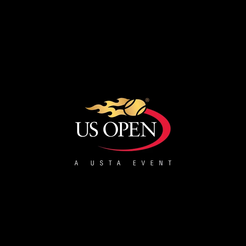 US Open Tennis Championship Tournament Logo Design iPhone Case