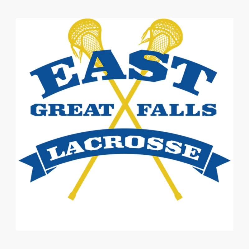 East Great Falls Lacrosse Throw Pillow