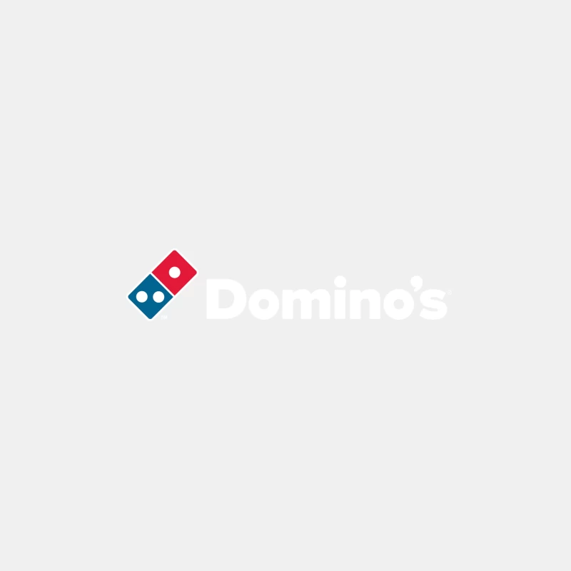 Domino's Pizza Minimalist Brand Logo Male Tank Top