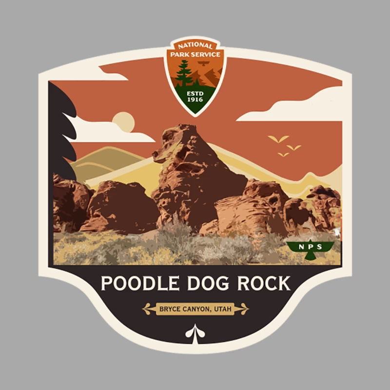 Poodle Dog Rock Male Pullover Hoodie