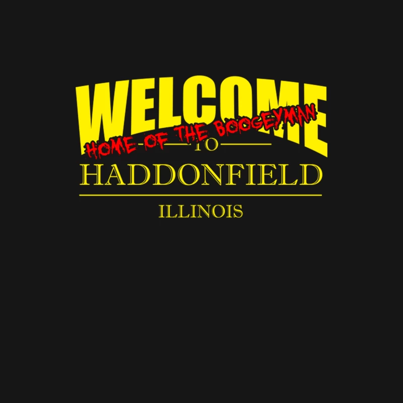 Welcome to Haddonfield Home of the Boogeyman Male Long Sleeve T-Shirt