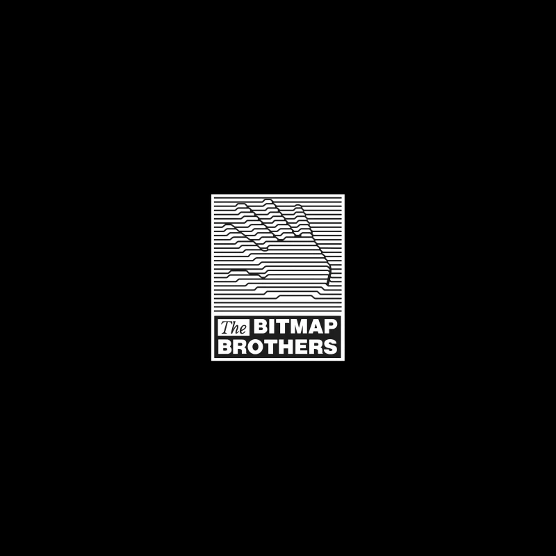 Bitmap Brothers Logo with Striped Hand Optical Illusion Coffee Mug