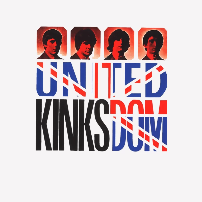 The Kinks United Kingdom Pop Art Album Cover Design Male T-Shirt