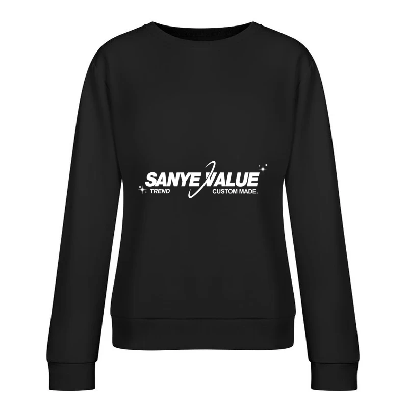 Logo-Design für maßgeschneiderte Trends Damen Pullover Sweatshirt