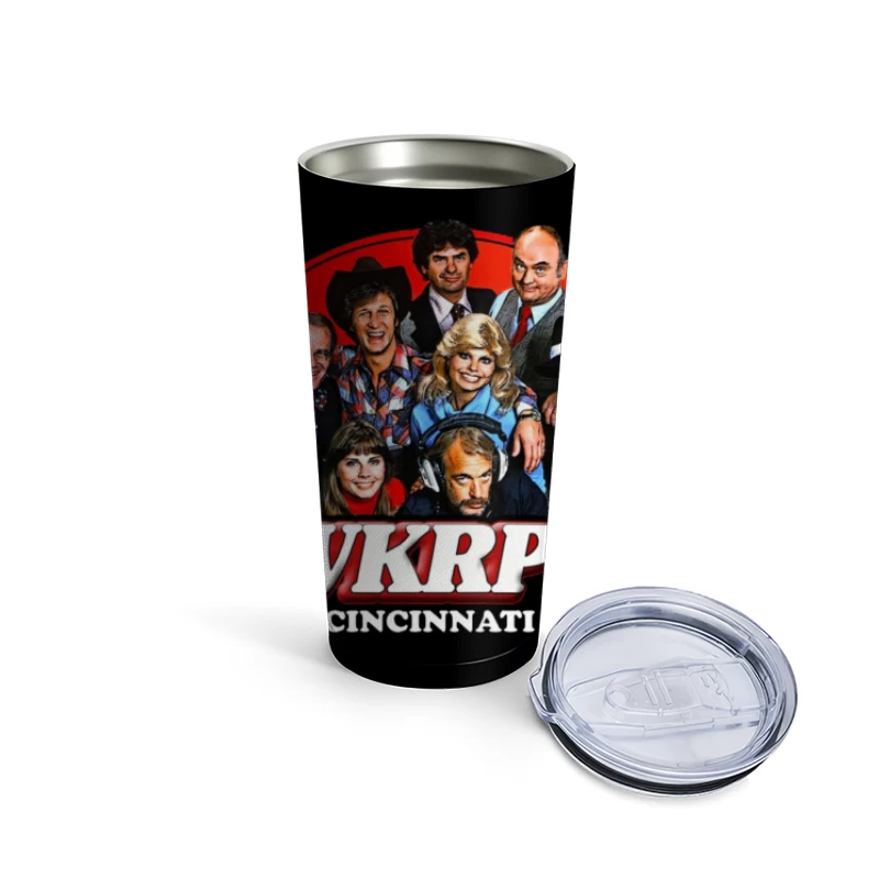WKRP in Cincinnati skyline logo 2 Travel Mug