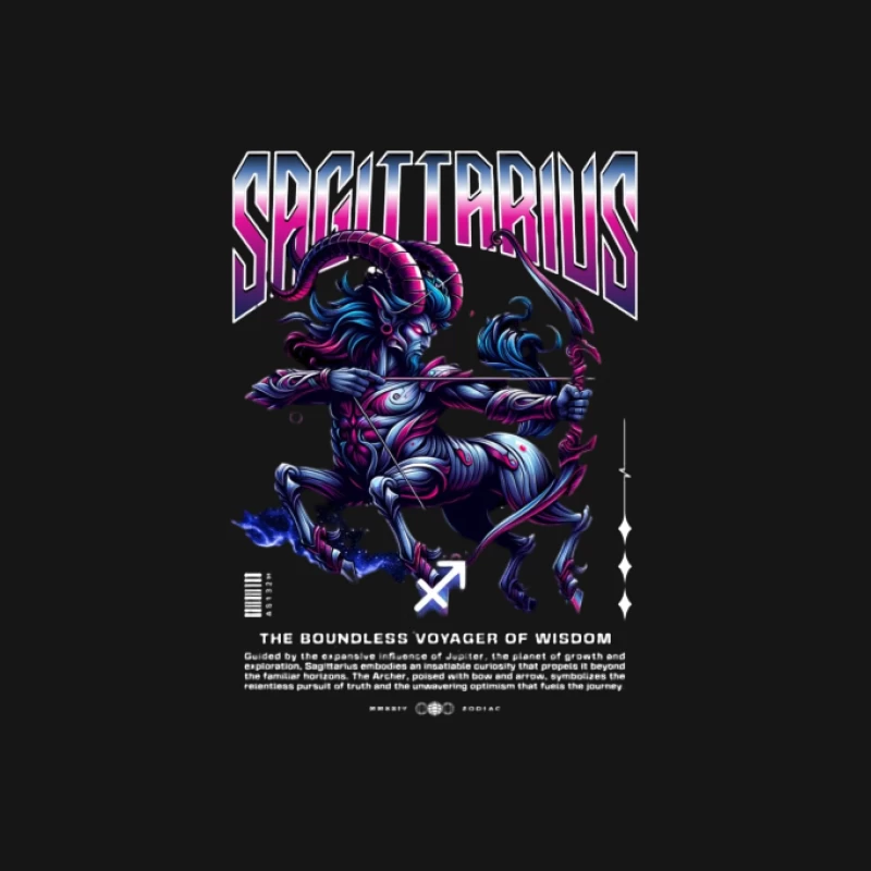 Guerrier Mystique Sagittaire Homme T-Shirt