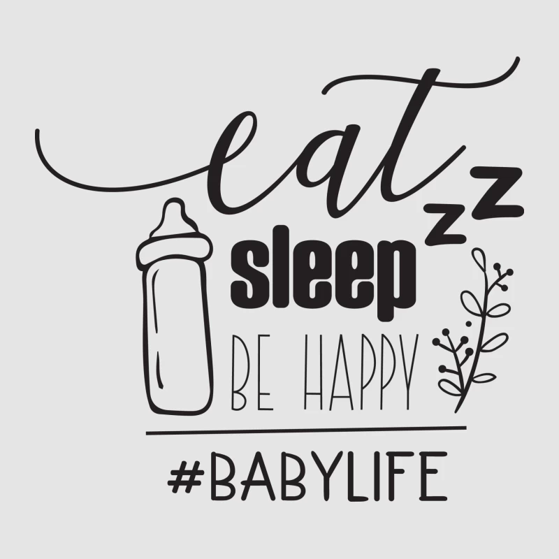 Design Bébé: Manger, Dormir, Être Heureux Homme Sweat à capuche
