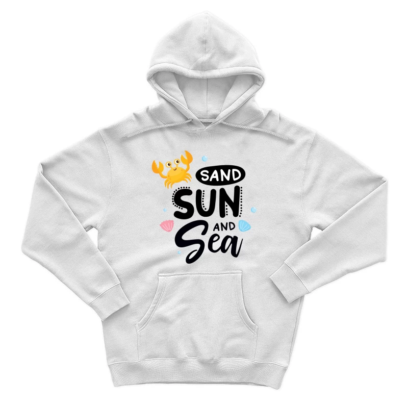 Été avec soleil, sable et mer Homme Sweat à capuche