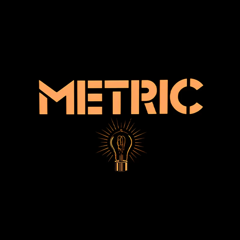 Metric Fantasies Lightbulb Pin