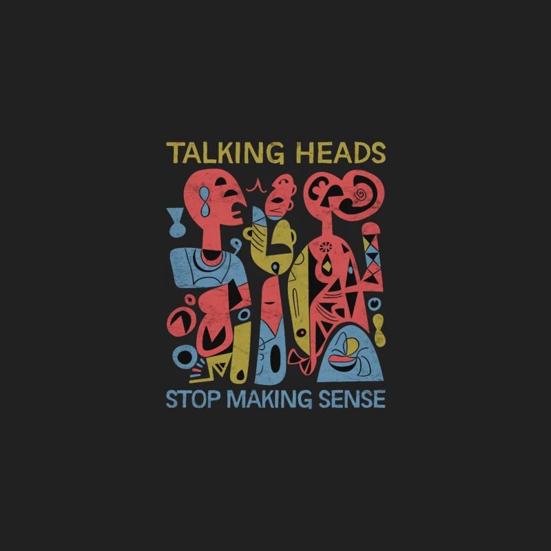 Talking Heads "Stop Making Sense" Abstract Album Art Bucket Hat