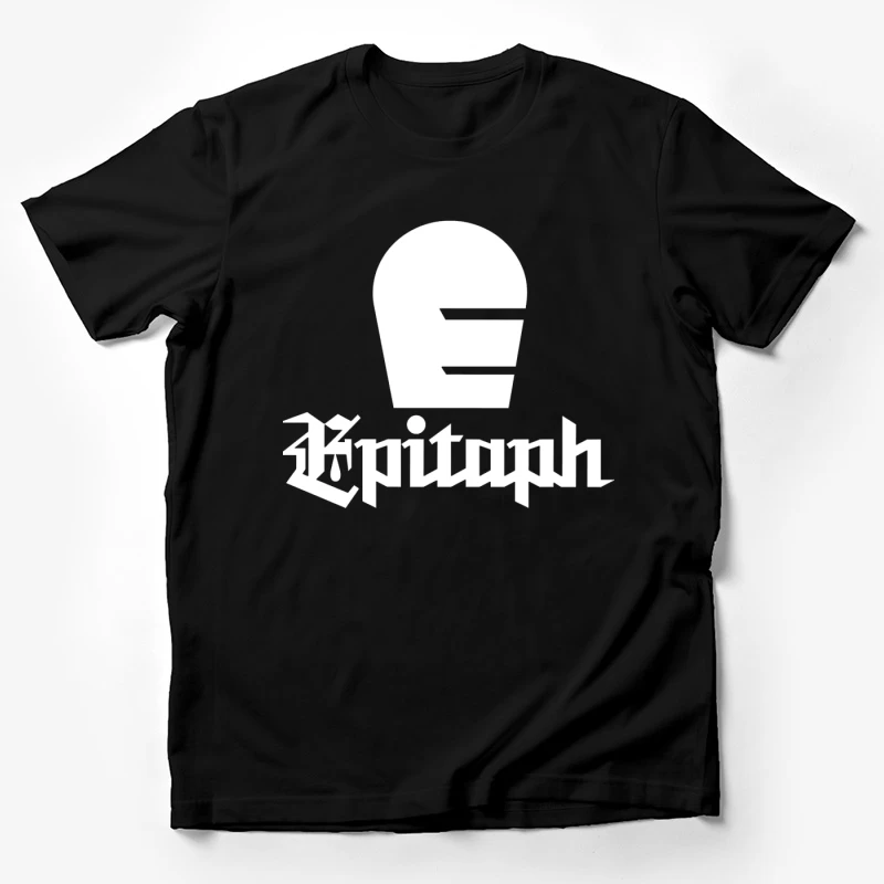 Minimalist Epitaph Records Logo Outline Male T-Shirt