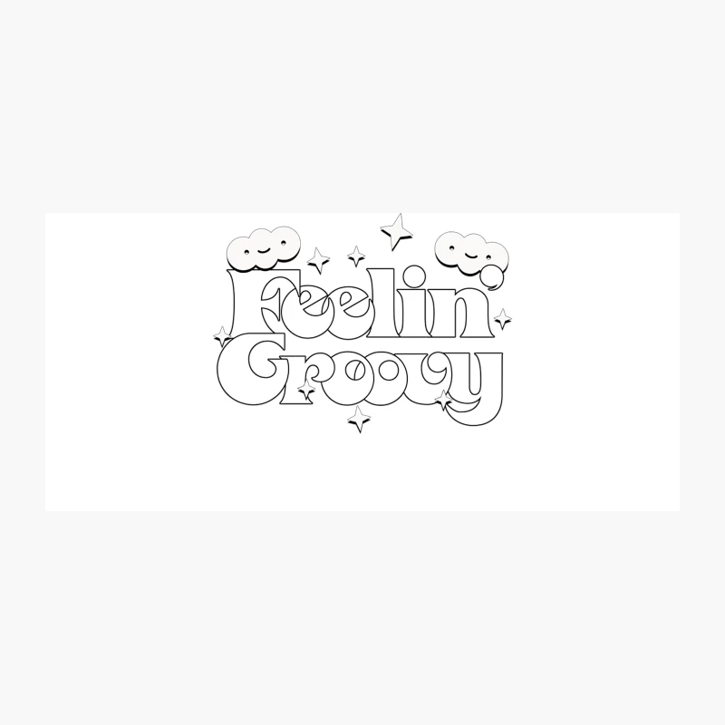 Feelin_ Groovy  Original Retro Style Design Coffee Mug