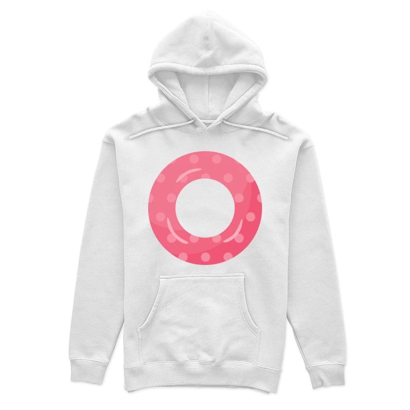 Bouée de natation rose à pois Femme Sweat à capuche