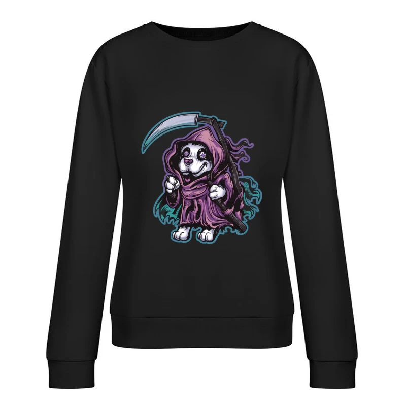 Chien Grim Reaper Femme Sweat-shirt à enfiler