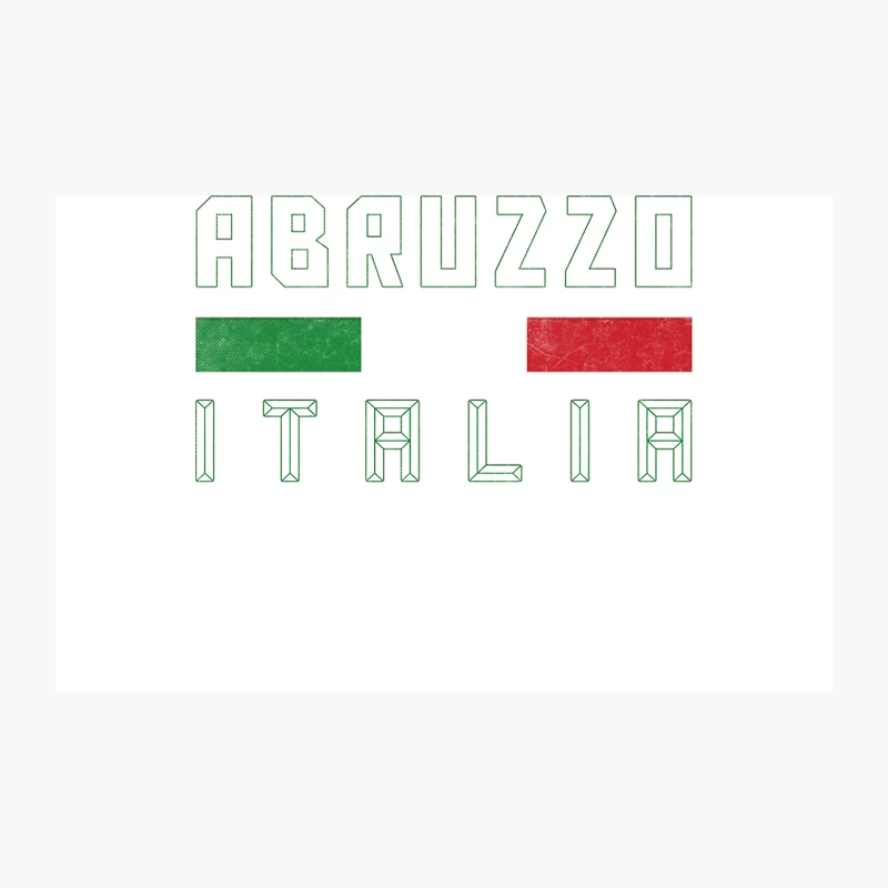 Abruzzo Italia  Italy Typography Design Travel Mug