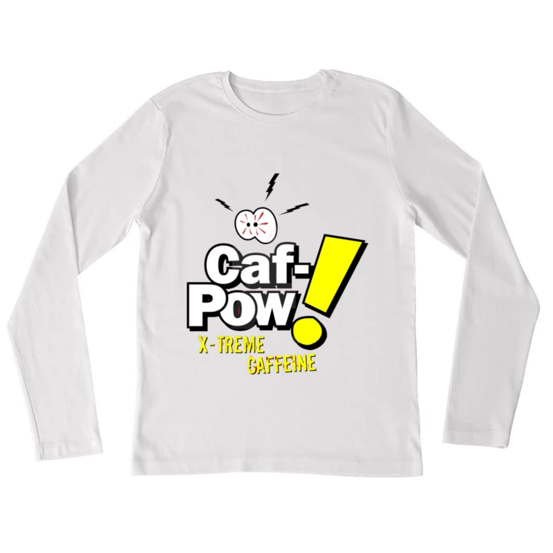Vintage TV Caf Pow Female Long Sleeve T-Shirt