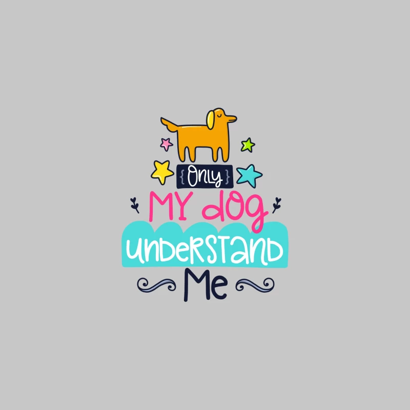 Seul mon chien me comprend Homme Manches Longues T-Shirt