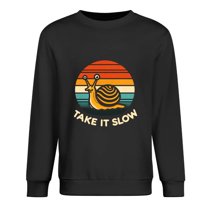 Slow Living Inspiration Male Pullover Sweatshirt