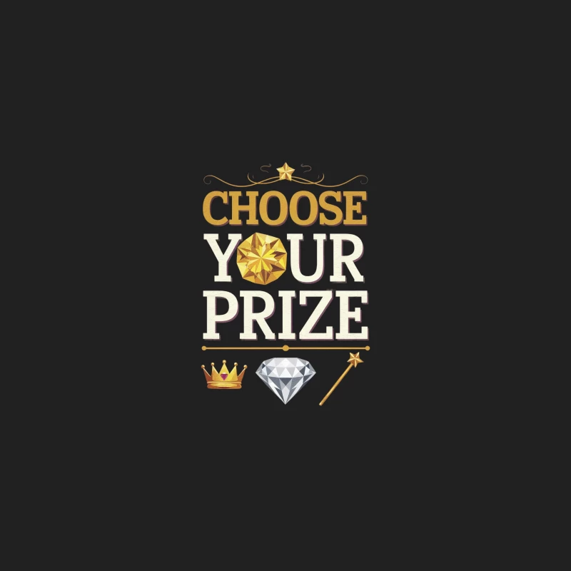 Choose Your Prize: Motivational Achievement Concept Bucket Hat
