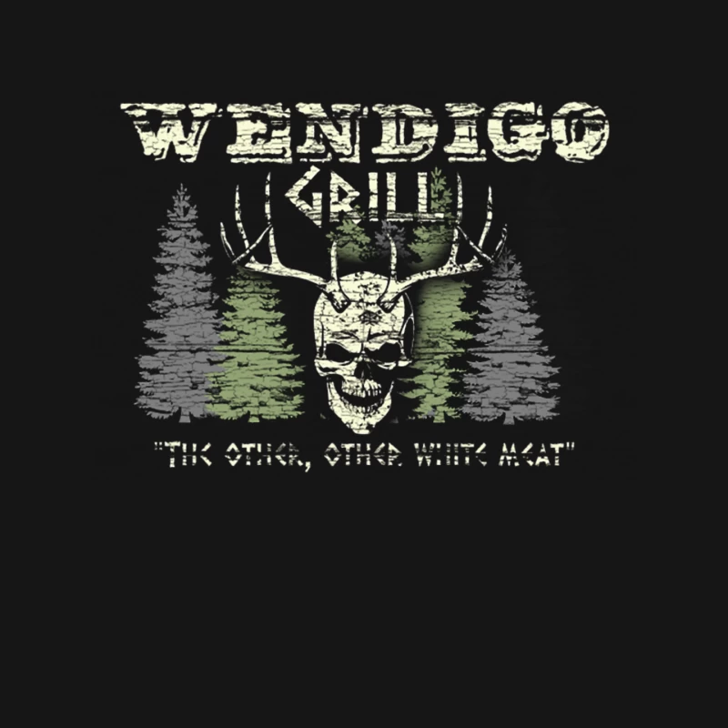 Wendigo Grill, weathered and distressed Mouse Pad