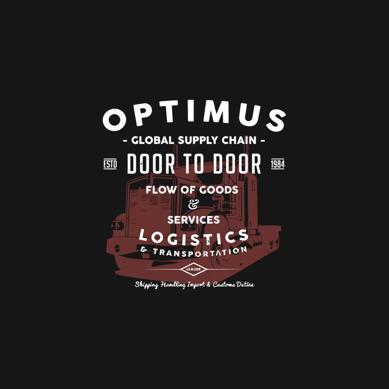 Logistics and Freight Transportation Services Desk Mat