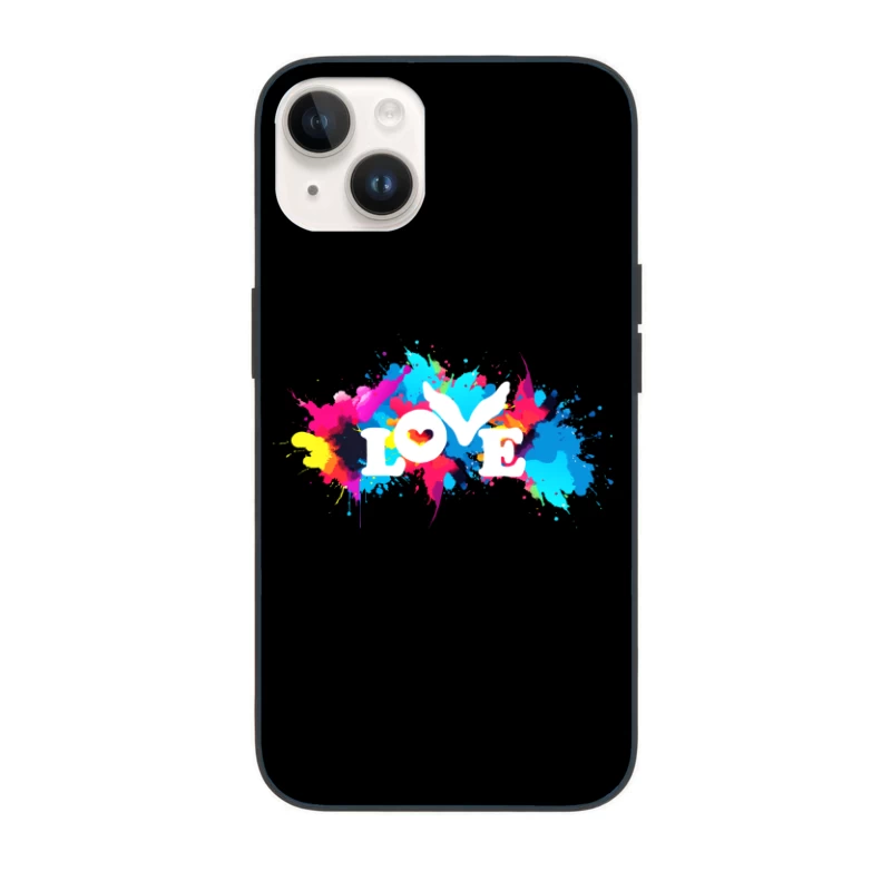 Coldplay Colorful Splash iPhone Case