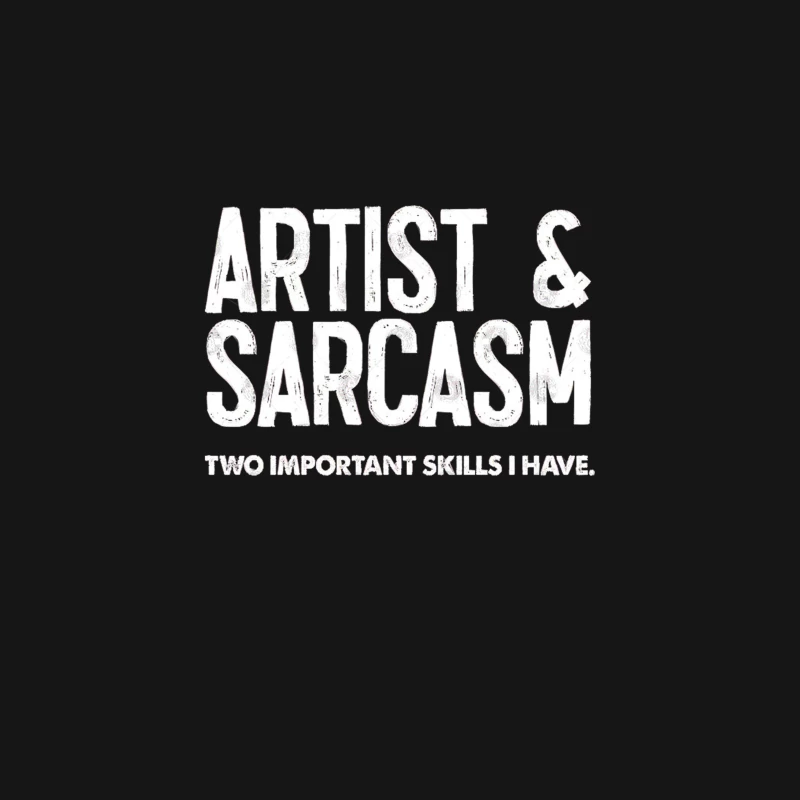 Artist &amp_ Sarcasm - Two Important Skills I Have Desk Mat