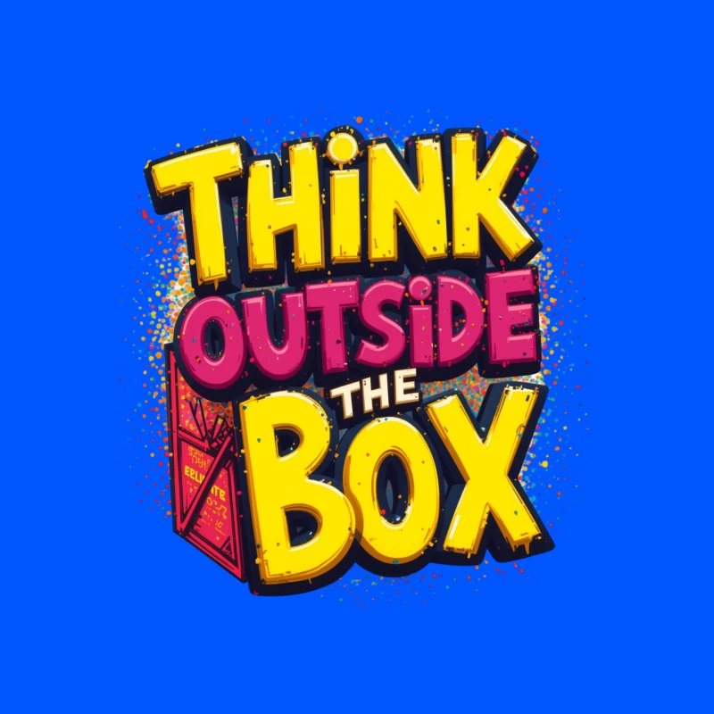 Think Outside the Box Design Mouse Pad