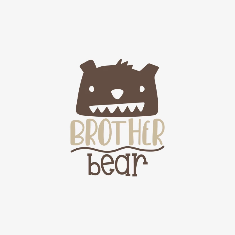 Illustration de Frère Ours Amusant Homme Sweat-shirt à enfiler