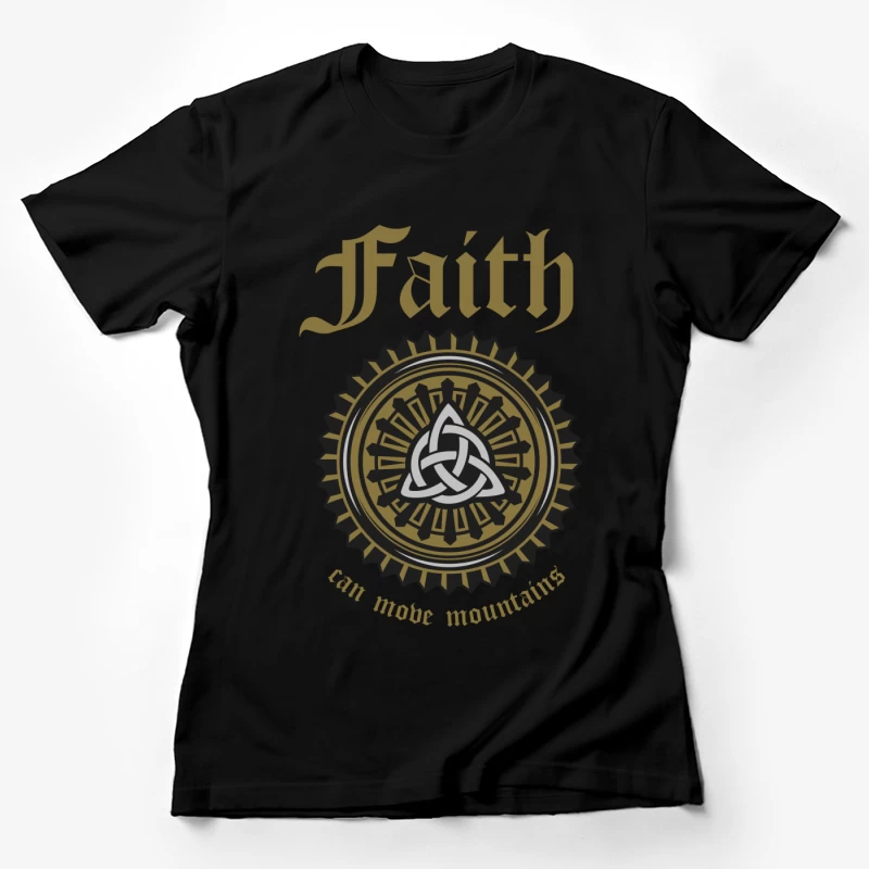 Symbole de Foi et Triquetra Femme T-Shirt
