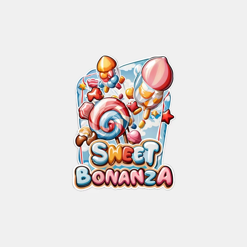 Sweet Bonanza Candy Game Logo Male Tank Top