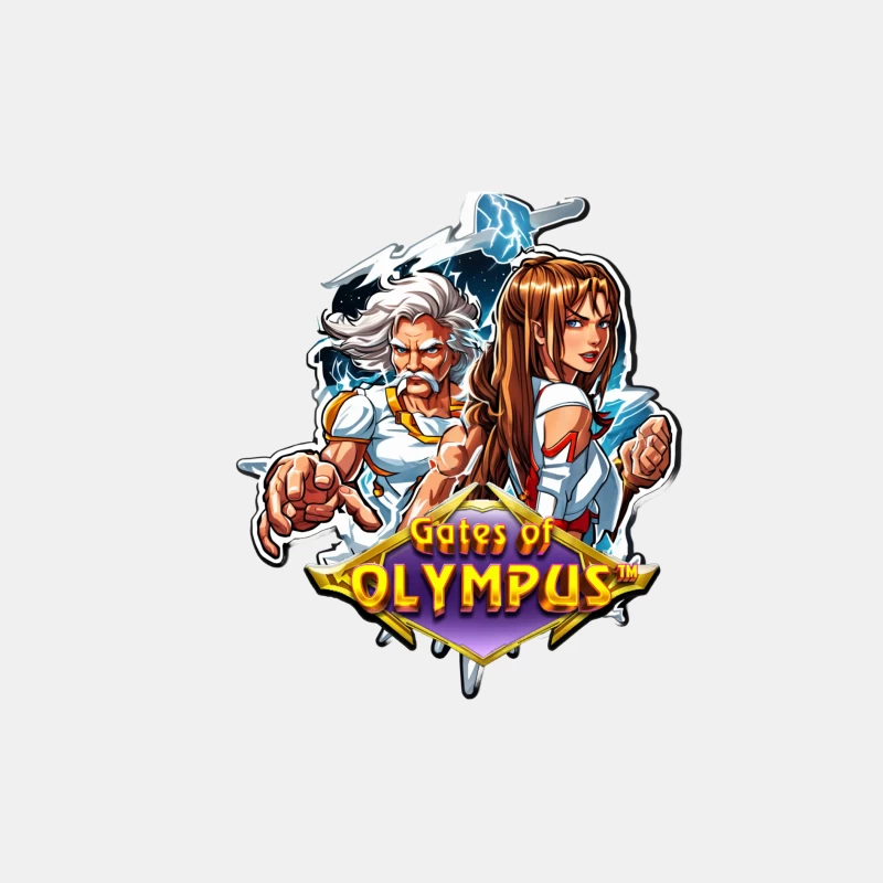 Gates of Olympus Game Artwork Male Tank Top
