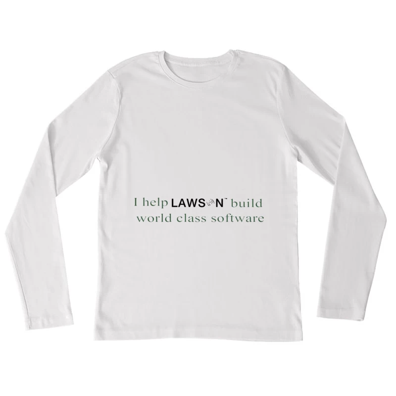 Software-Entwicklung bei Lawson Damen Langarm T-Shirt