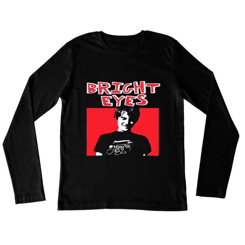 Bright Eyes Minimalist Album Cover Art Female Long Sleeve T-Shirt