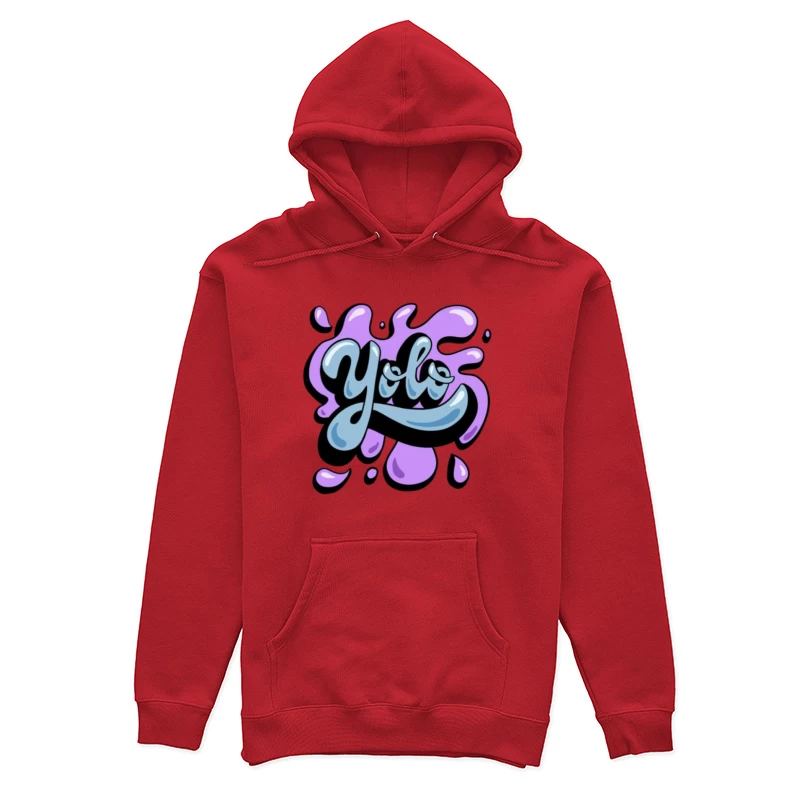 Stylisches Yolo-Graffiti-Design Damen Pullover Hoodie